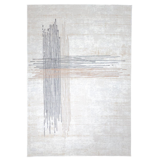 Tapete Decorativo GEDIZ U6061 - Beige - Poliéster | Polipropileno - Hecho a Máquina - Dorzav