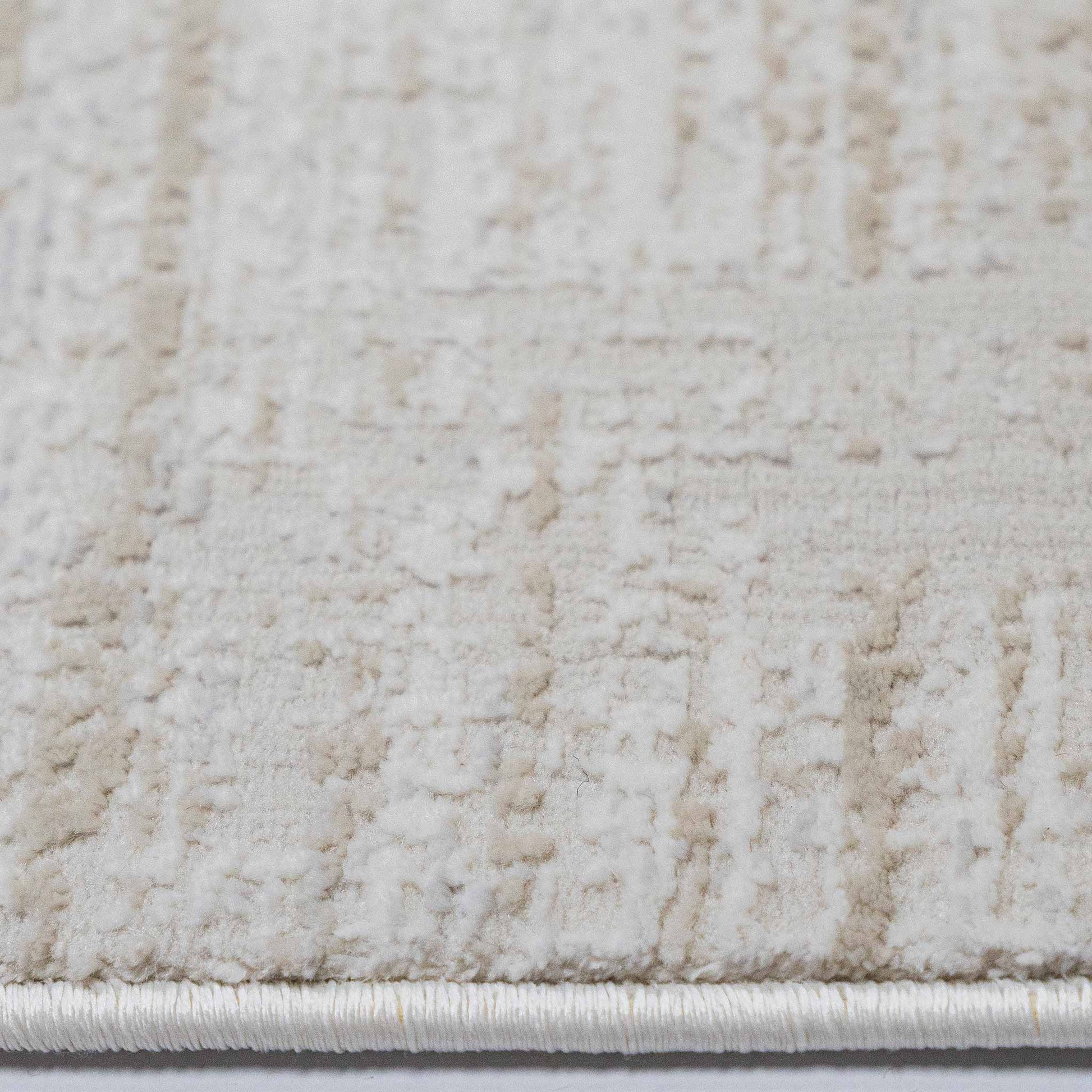 Tapete Decorativo GEDIZ U6061 - Beige - Poliéster | Polipropileno - Hecho a Máquina - Dorzav