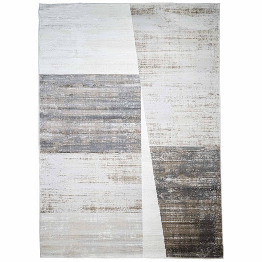Tapete Decorativo GEDIZ U6073 - Beige - Poliéster | Polipropileno - Hecho a Máquina - Dorzav