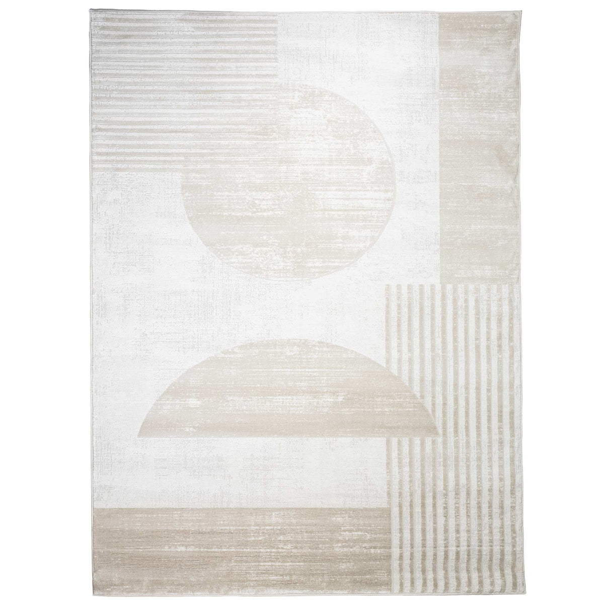 Tapete Decorativo GEDIZ U6074 - Beige - Poliéster | Polipropileno - Hecho a Máquina - Dorzav
