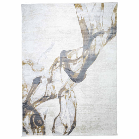 Tapete Decorativo GEDIZ U6075 - Beige - Poliéster | Polipropileno - Hecho a Máquina - Dorzav