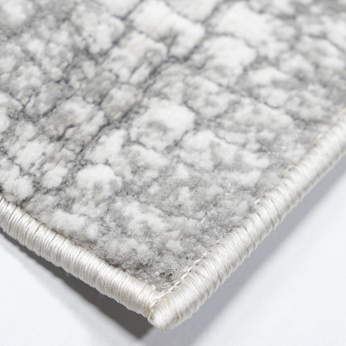 Tapete Decorativo GIADA R1014 - Gris - Poliéster - Hecho a Máquina - Dorzav