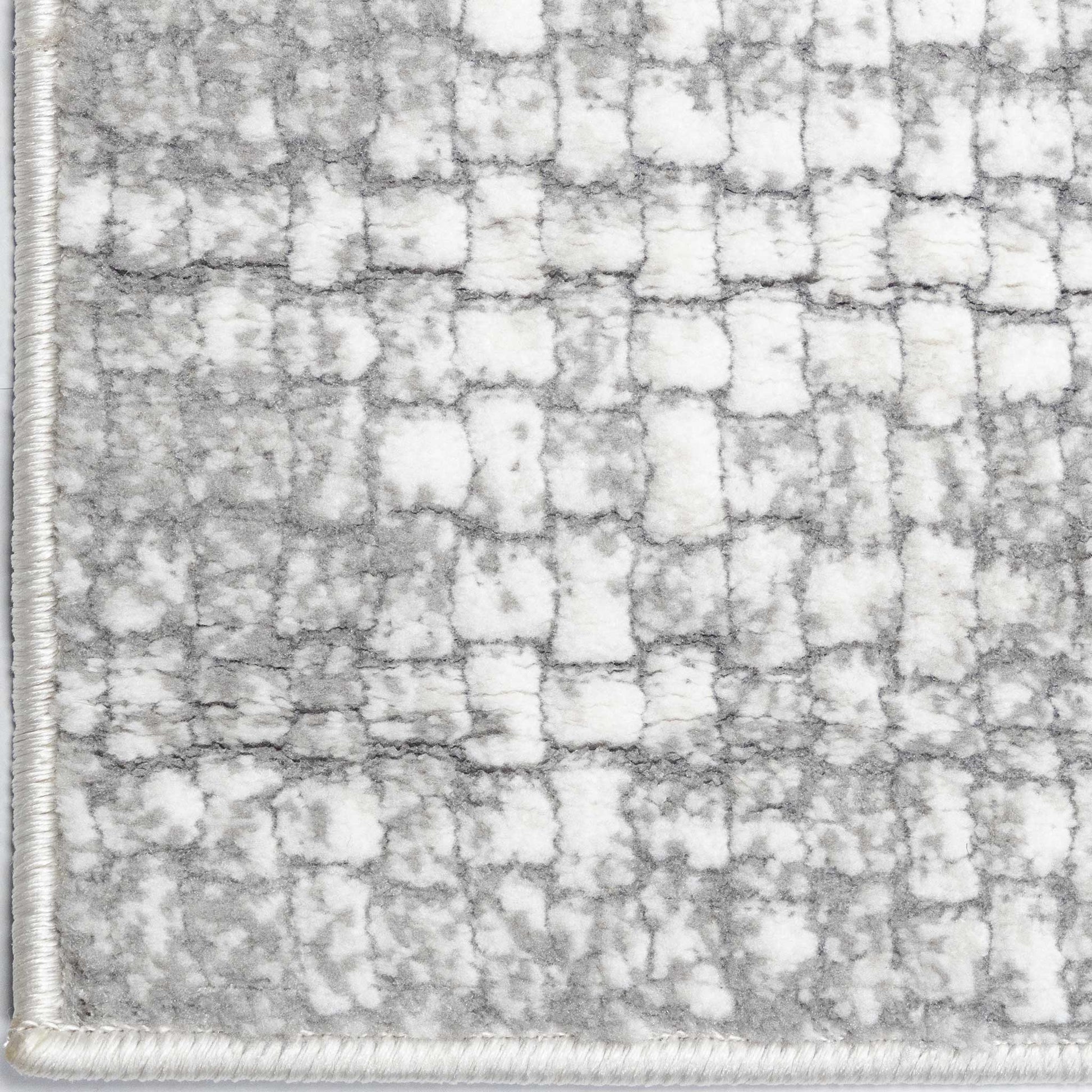 Tapete Decorativo GIADA R1014 - Gris - Poliéster - Hecho a Máquina - Dorzav