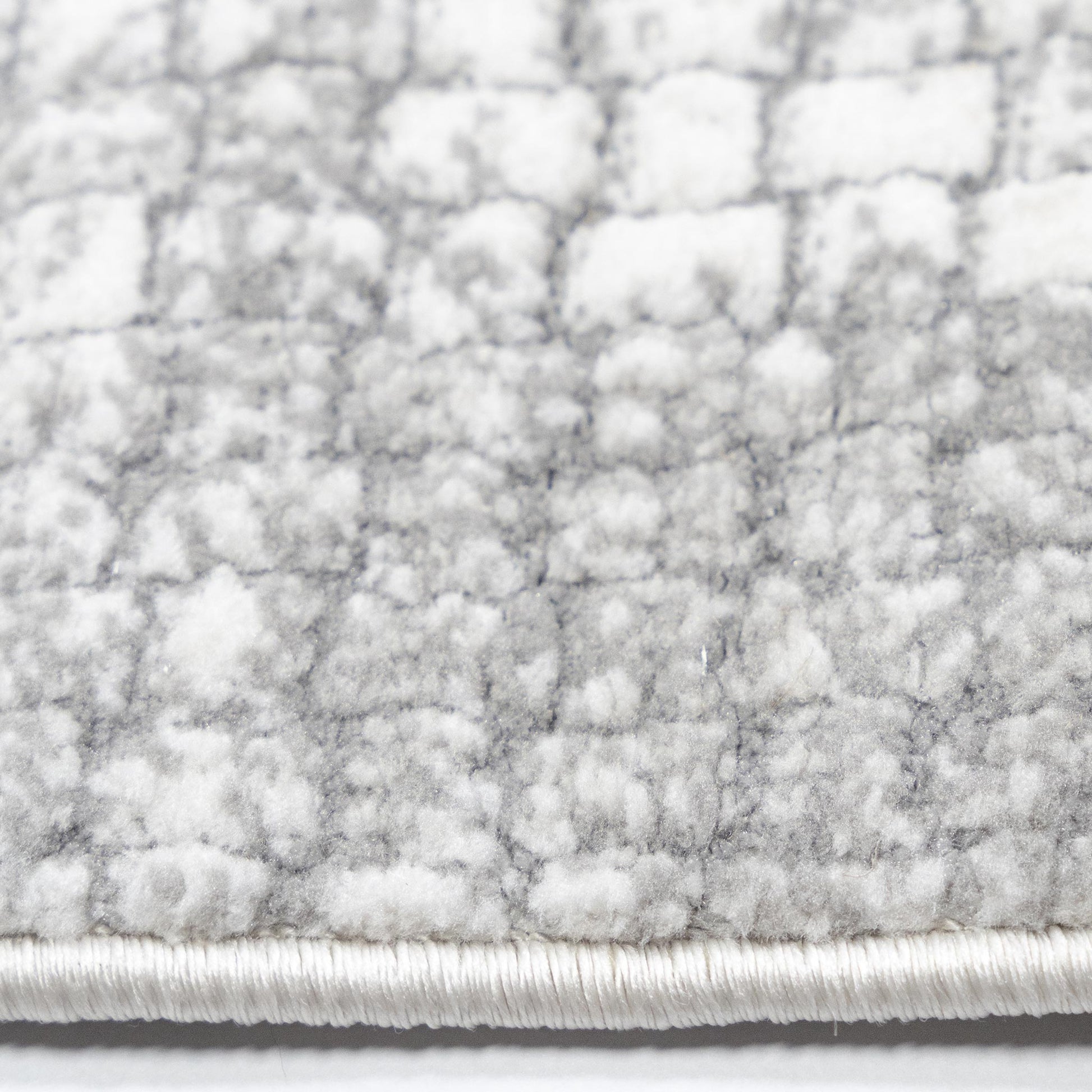 Tapete Decorativo GIADA R1014 - Gris - Poliéster - Hecho a Máquina - Dorzav