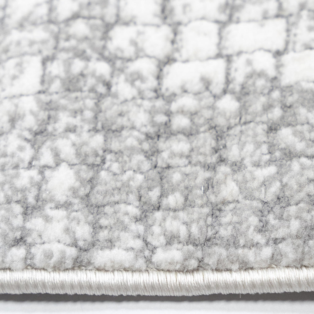 Tapete Decorativo GIADA R1014 - Gris - Poliéster - Hecho a Máquina - Dorzav