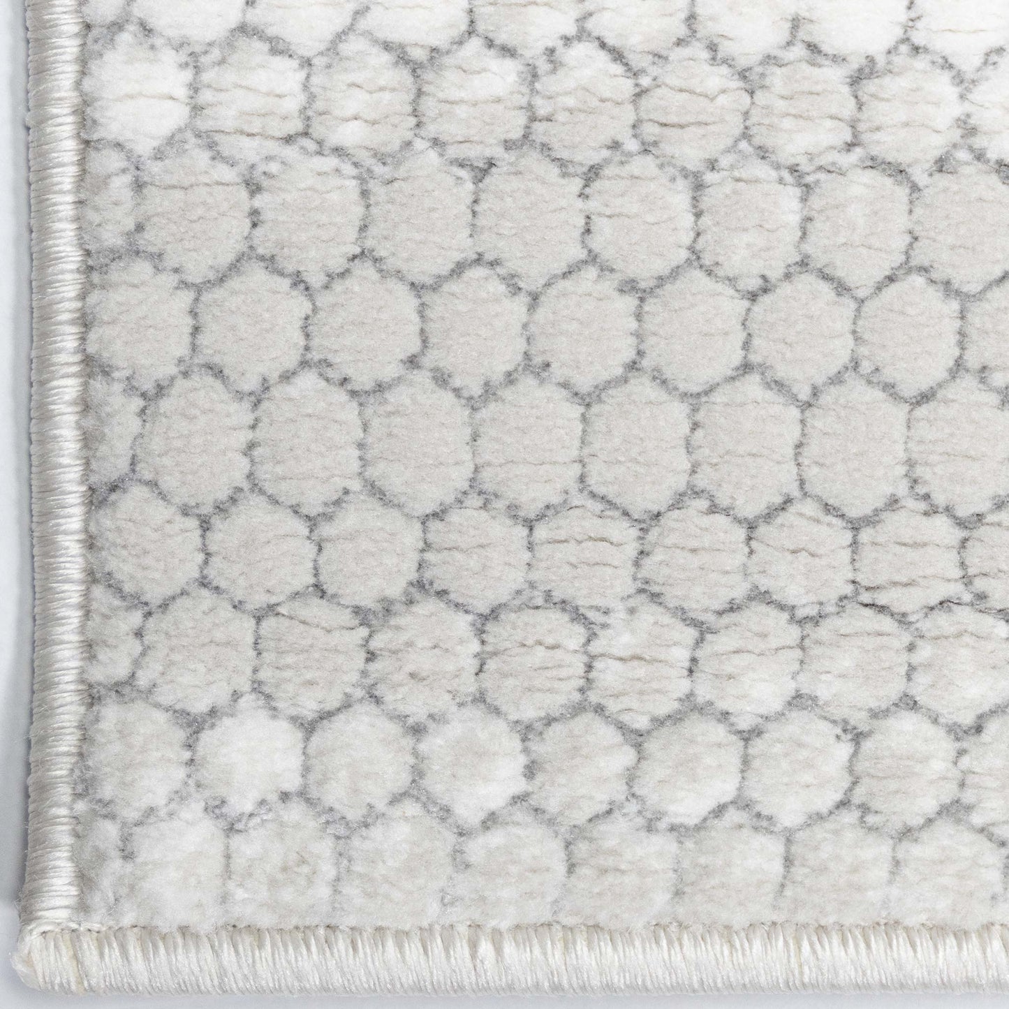 Tapete Decorativo GIADA R1018 - Crema - Poliéster - Hecho a Máquina - Dorzav