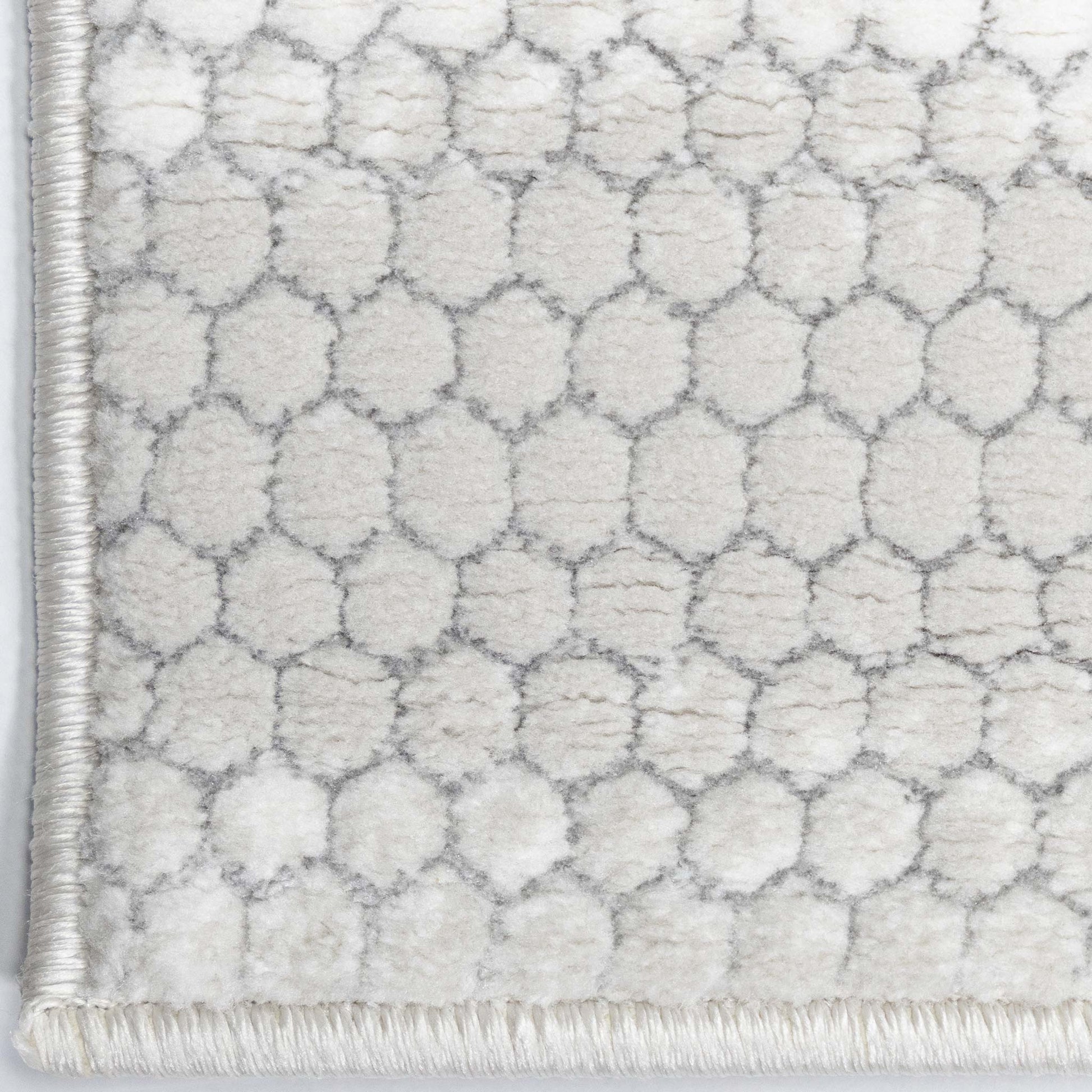 Tapete Decorativo GIADA R1018 - Crema - Poliéster - Hecho a Máquina - Dorzav