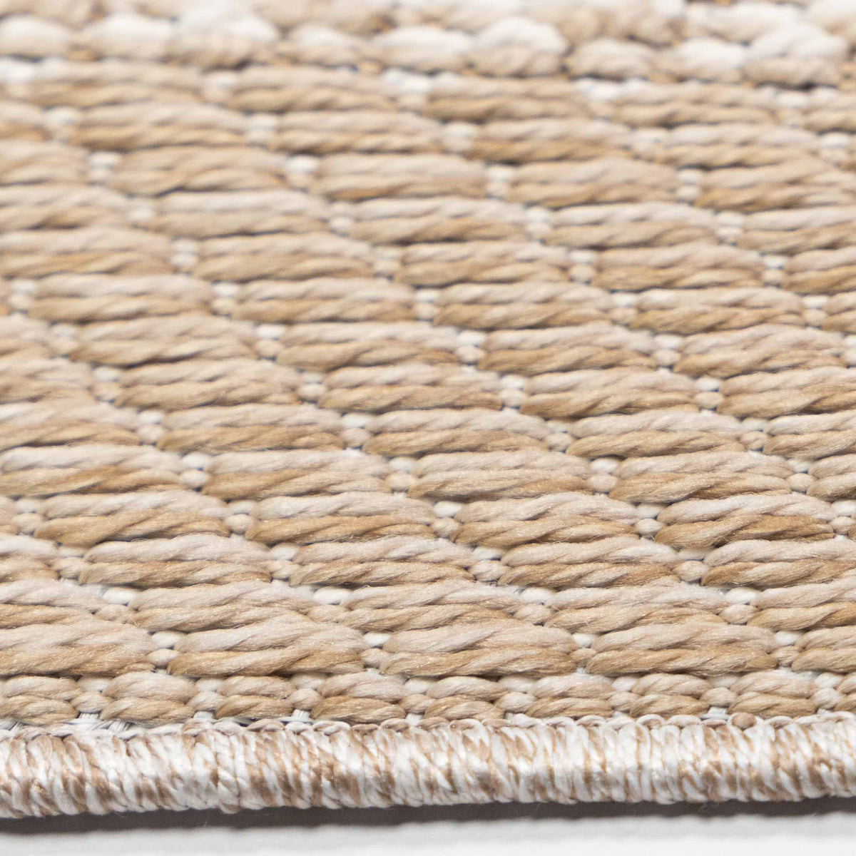 Tapete Decorativo GINA R2004 - Beige - Polipropileno - Hecho a Máquina - Dorzav