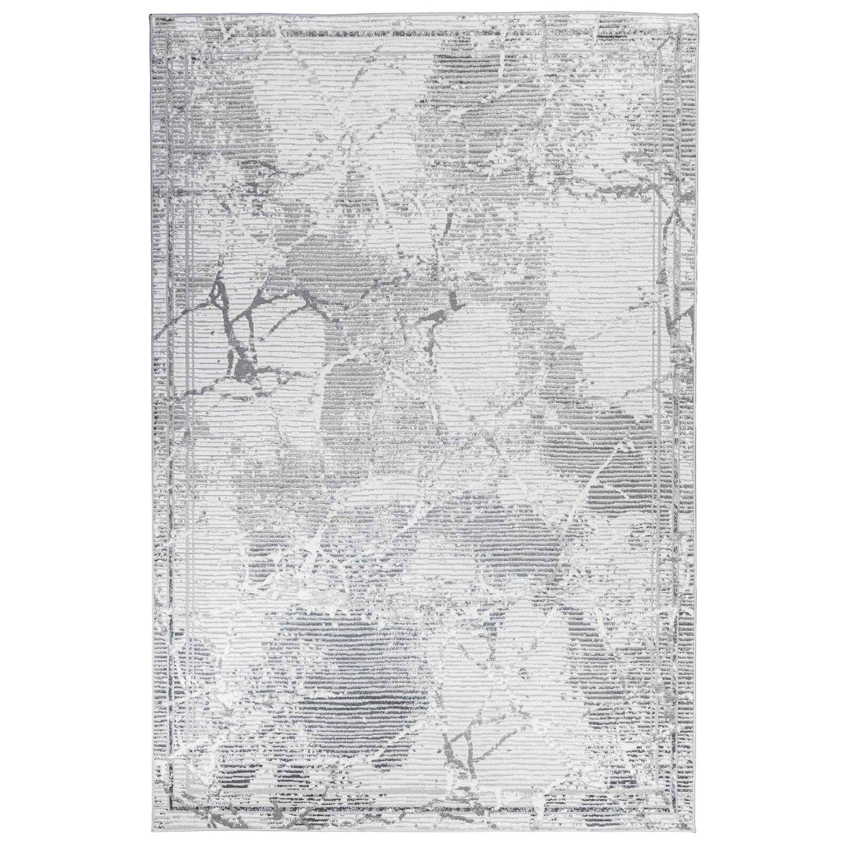 Tapete Decorativo GRETA T4058 - Gris - Poliéster - Hecho a Máquina - Dorzav