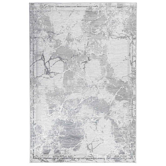 Tapete Decorativo GRETA T4058 - Gris - Poliéster - Hecho a Máquina - Dorzav