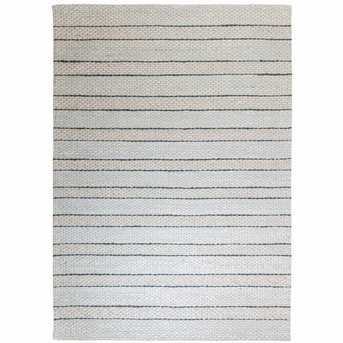 Tapete Decorativo JAYA N8036 - Blanco - Yute | Lana | Hilo Sint ( Forro Posterior 100% Algodón - Hecho a Mano - Dorzav