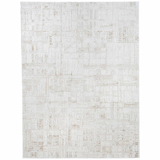 Tapete Decorativo METZ T2427 - Crema - Poliéster - Hecho a Máquina - Dorzav