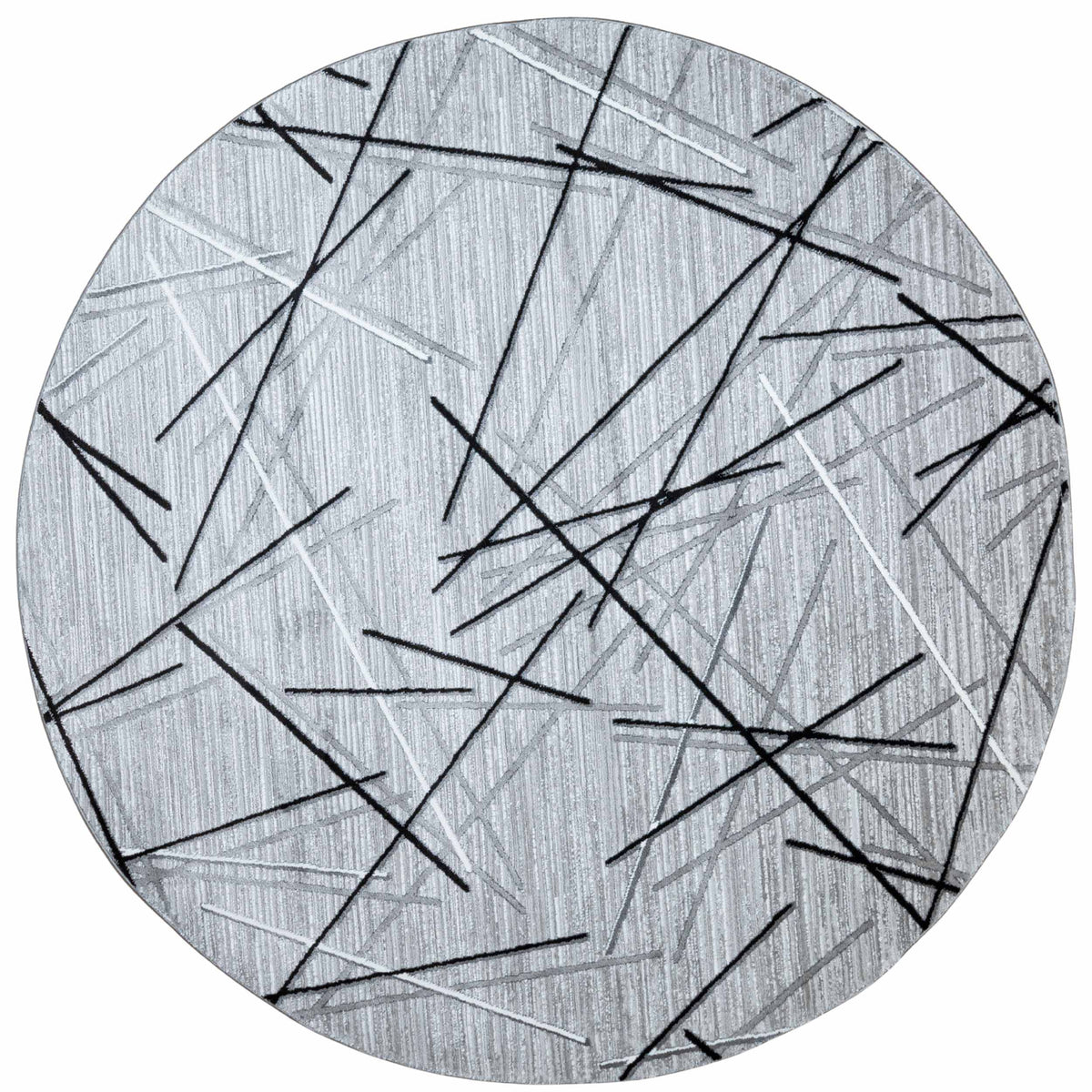Tapete Decorativo SESIA R1001R - Gris - Poliéster | Polipropileno - Hecho a Máquina - Dorzav