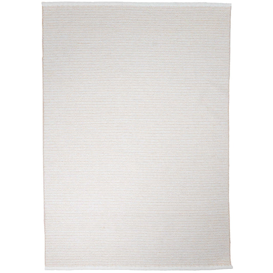 Tapete Decorativo SHAILA D8003 - Crema - Lana | Algodón - Hecho a Mano - Dorzav