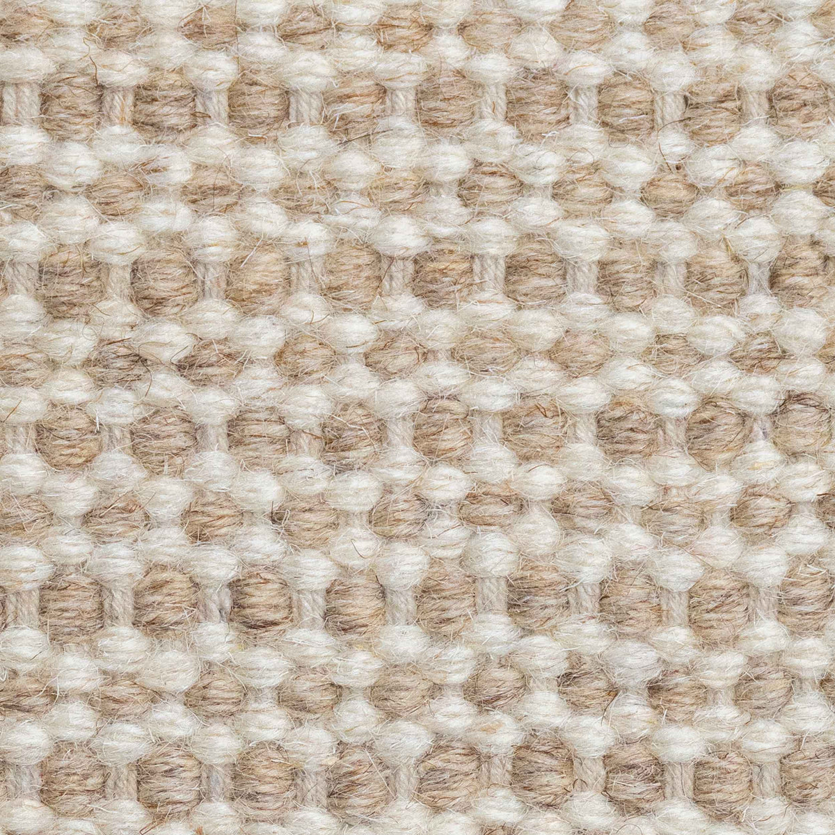 Tapete Decorativo SHAILA D8003 - Crema - Lana | Algodón - Hecho a Mano - Dorzav