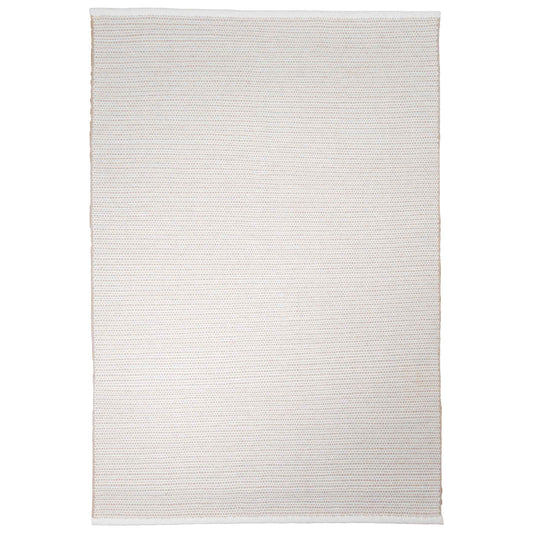 Tapete Decorativo SHAILA D8005 - Crema - Lana | Algodón - Hecho a Mano - Dorzav