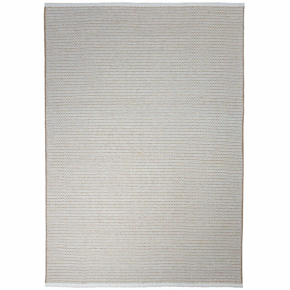Tapete Decorativo SHAILA D8006 - Crema - Lana | Algodón - Hecho a Mano - Dorzav