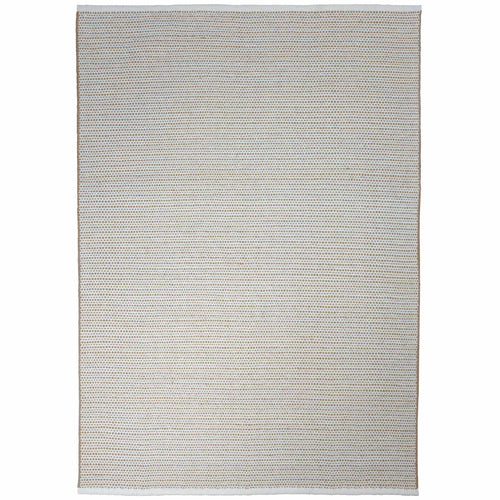 Tapete Decorativo SHAILA D8006 - Crema - Lana | Algodón - Hecho a Mano - Dorzav