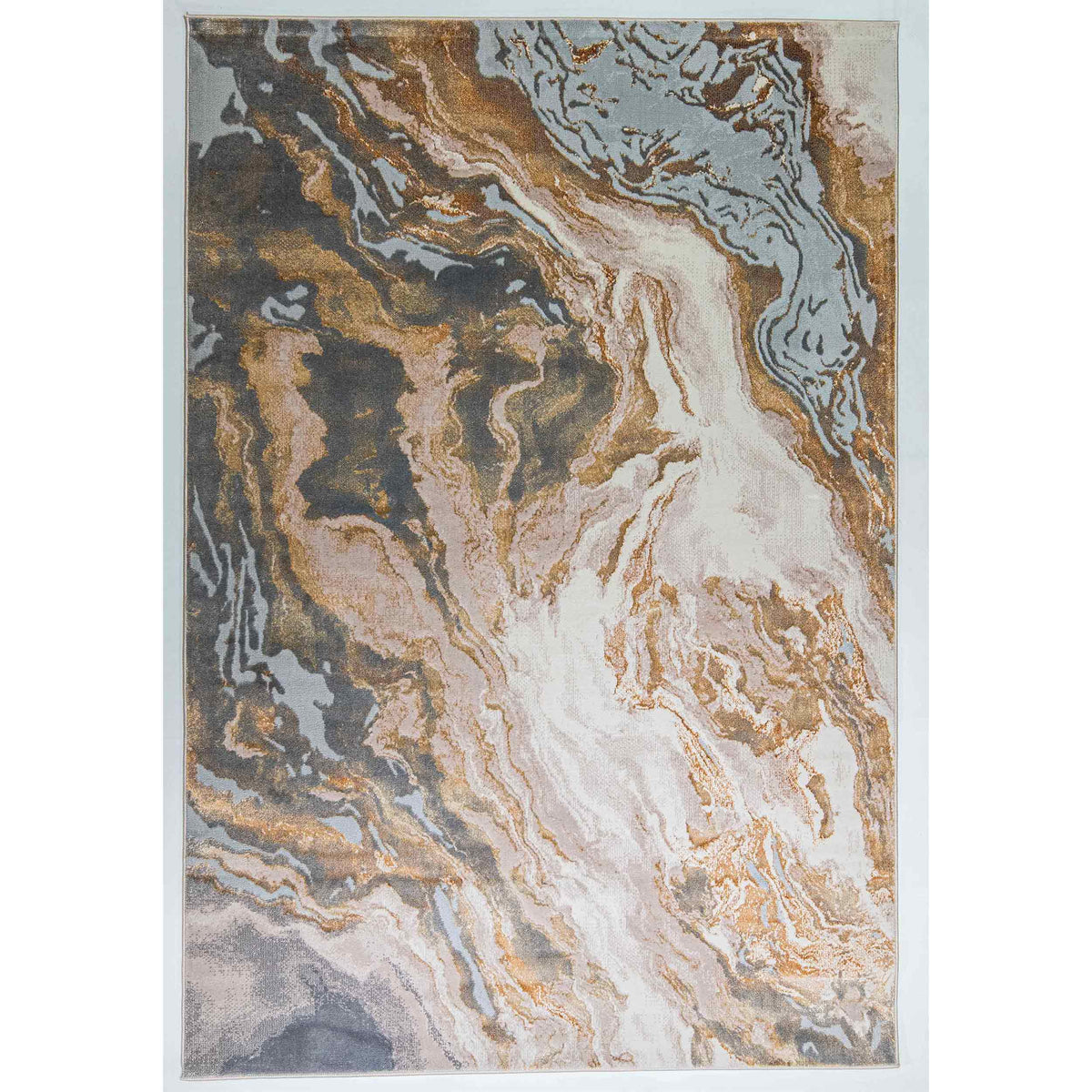 Tapete Decorativo TERRA T9037 - Crema - Polipropileno | Poliéster - Hecho a Mano - Dorzav