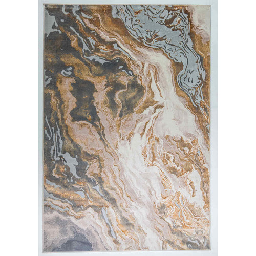 Tapete Decorativo TERRA T9037 - Crema - Polipropileno | Poliéster - Hecho a Mano - Dorzav