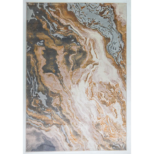Tapete Decorativo TERRA T9037 - Crema - Polipropileno | Poliéster - Hecho a Mano - Dorzav