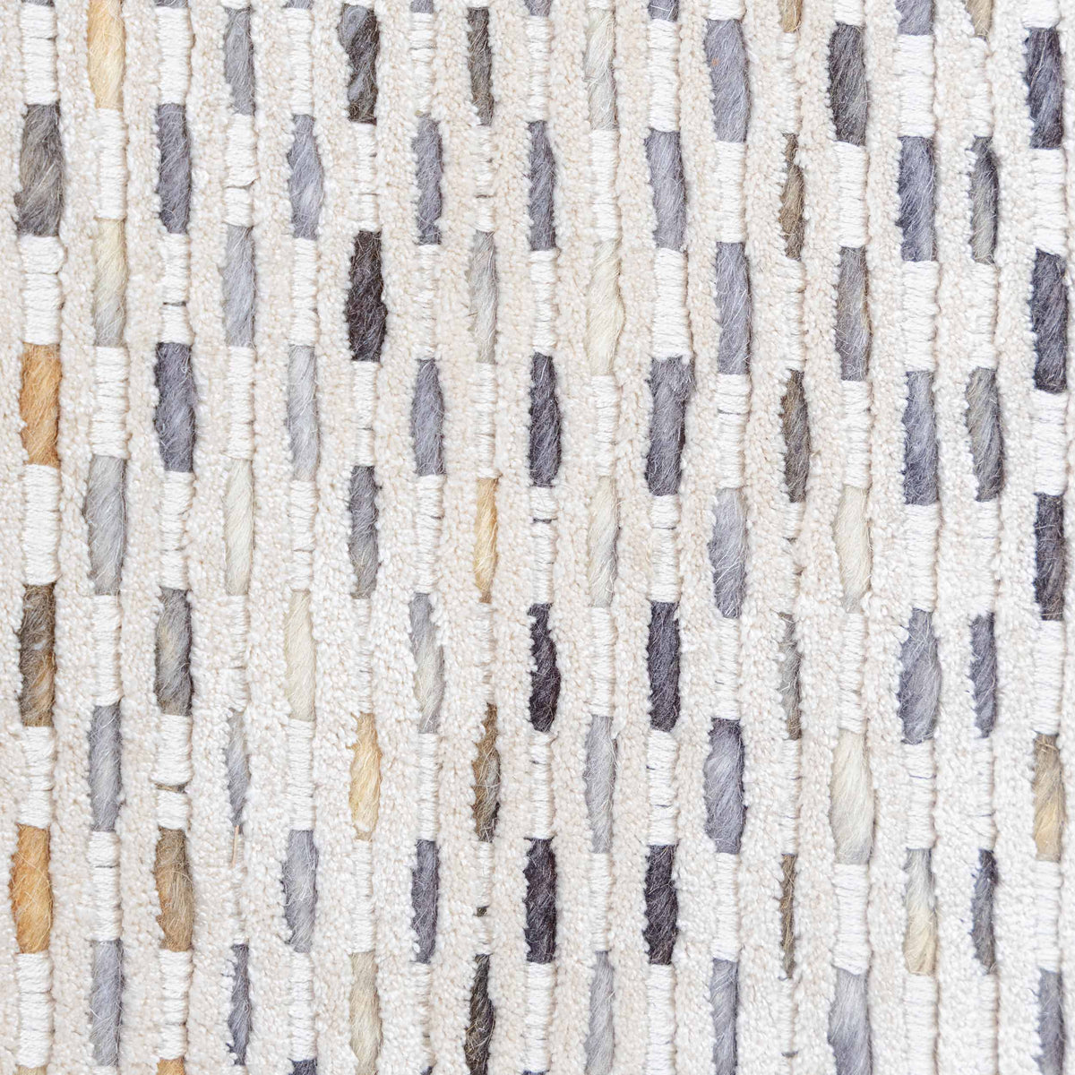Tapete Decorativo THANE N4013 - Crema - Viscosa | Lana - Hecho a Mano - Dorzav