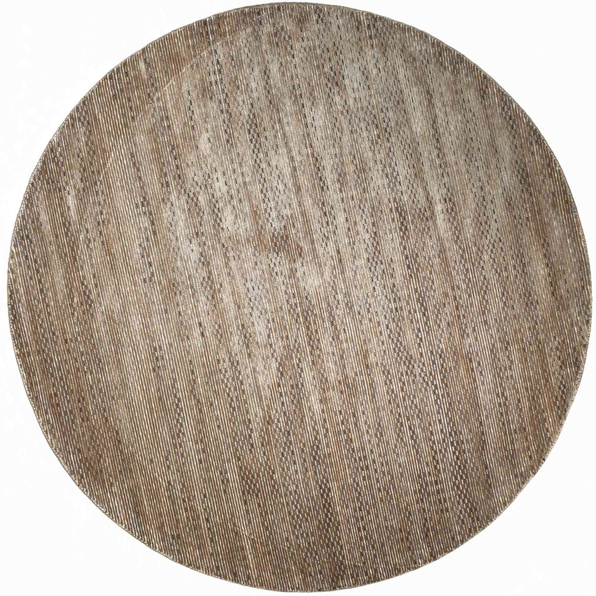 Tapete Decorativo THANE N4014R - Tabaco - Viscosa | Lana - Hecho a Mano - Dorzav