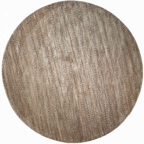 Tapete Decorativo THANE N4014R - Tabaco - Viscosa | Lana - Hecho a Mano - Dorzav