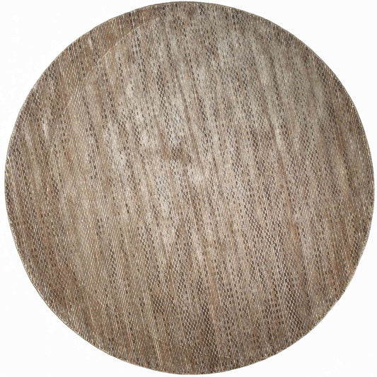 Tapete Decorativo THANE N4014R - Tabaco - Viscosa | Lana - Hecho a Mano - Dorzav