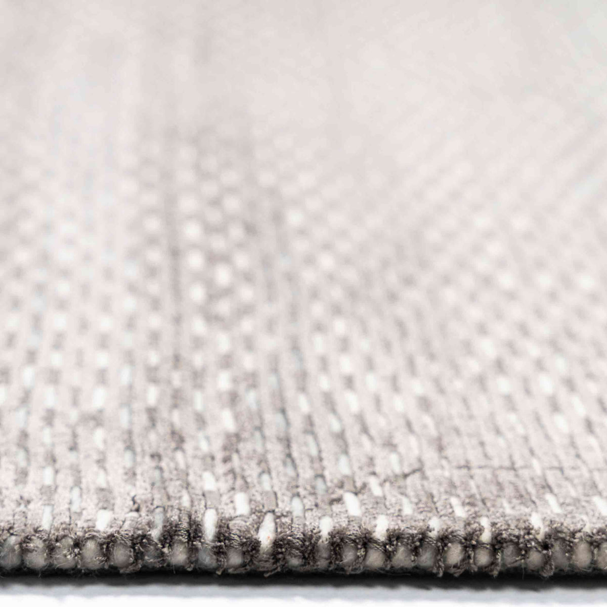 Tapete Decorativo THANE N4015 - Gris - Viscosa | Lana - Hecho a Mano - Dorzav