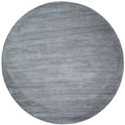Tapete Decorativo THANE N4015R - Gris - Viscosa | Lana - Hecho a Mano - Dorzav