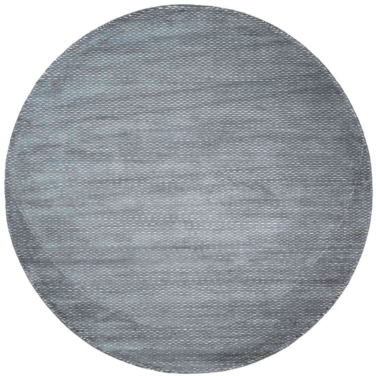 Tapete Decorativo THANE N4015R - Gris - Viscosa | Lana - Hecho a Mano - Dorzav