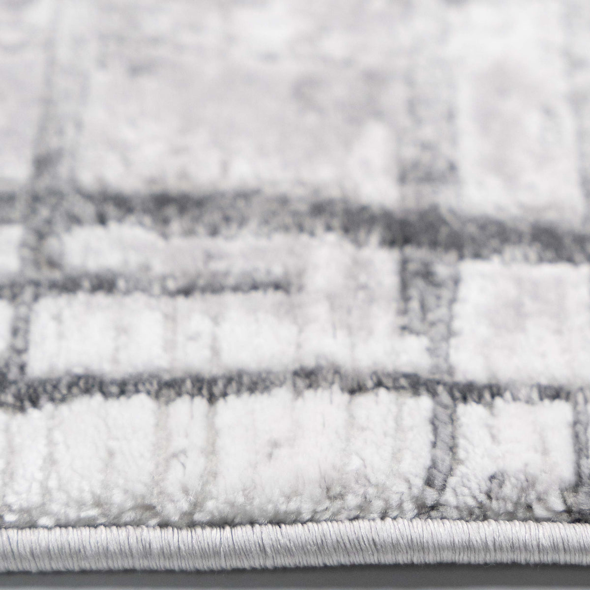 Tapete Decorativo VALDA R1021 - Gris - Poliéster | Polipropileno - Hecho a Máquina - Dorzav