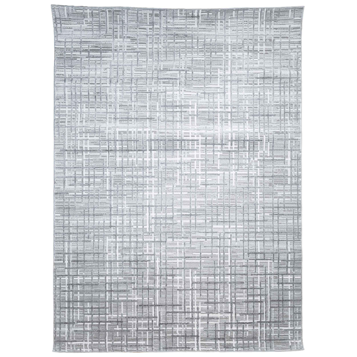 Tapete Decorativo VALDA R1022 - Gris - Poliéster | Polipropileno - Hecho a Máquina - Dorzav
