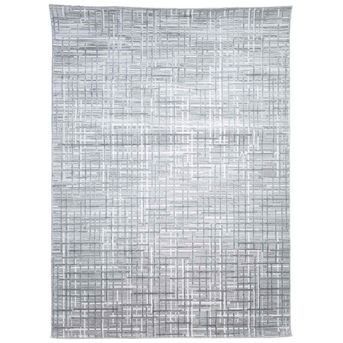 Tapete Decorativo VALDA R1022 - Gris - Poliéster | Polipropileno - Hecho a Máquina - Dorzav