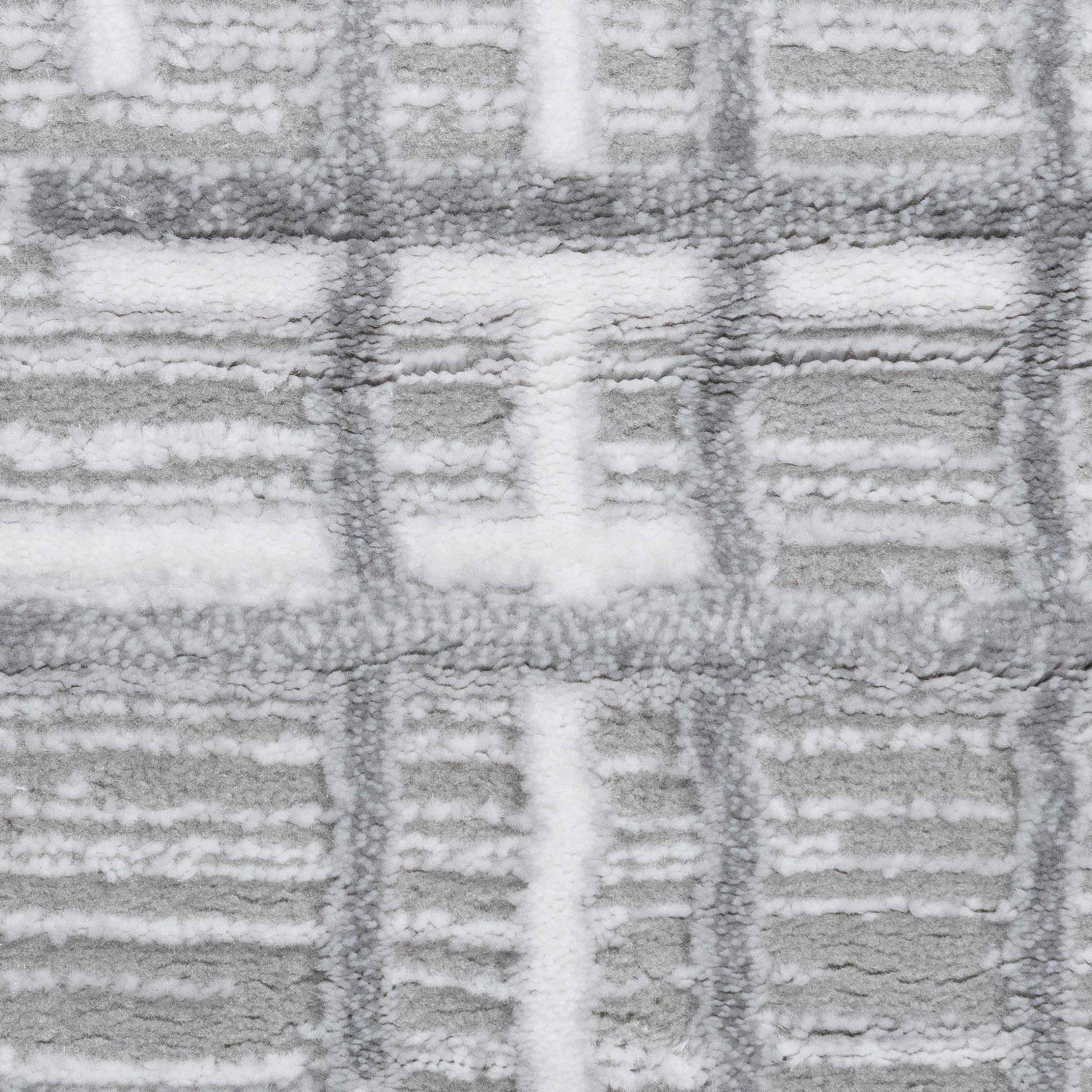 Tapete Decorativo VALDA R1022 - Gris - Poliéster | Polipropileno - Hecho a Máquina - Dorzav