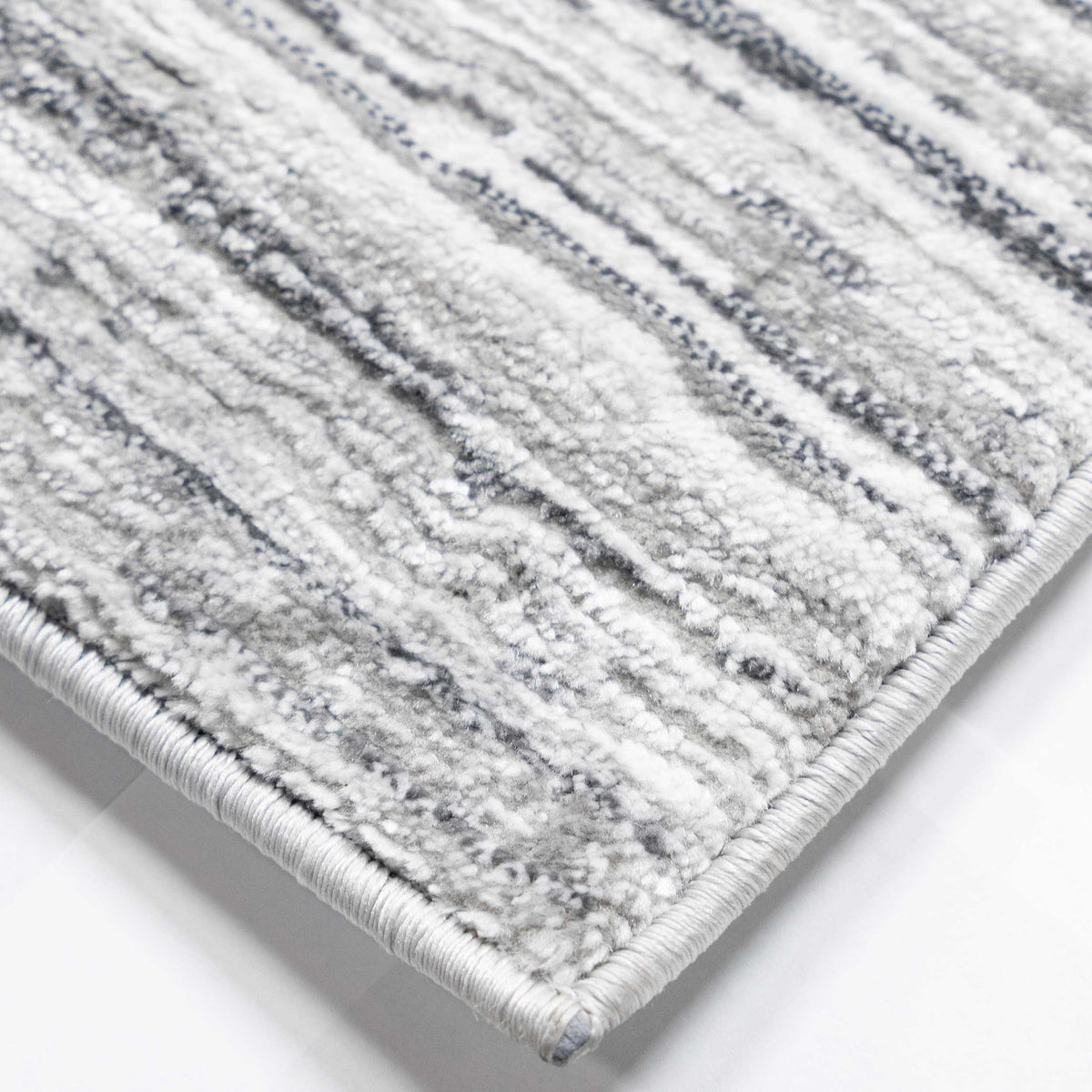 Tapete Decorativo VALDA R1024 - Gris - Poliéster | Polipropileno - Hecho a Máquina - Dorzav