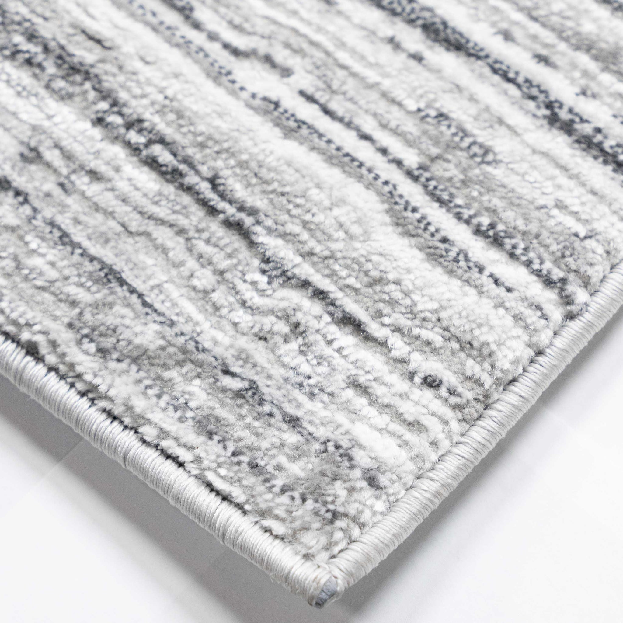 Tapete Decorativo VALDA R1024 - Gris - Poliéster | Polipropileno - Hecho a Máquina - Dorzav