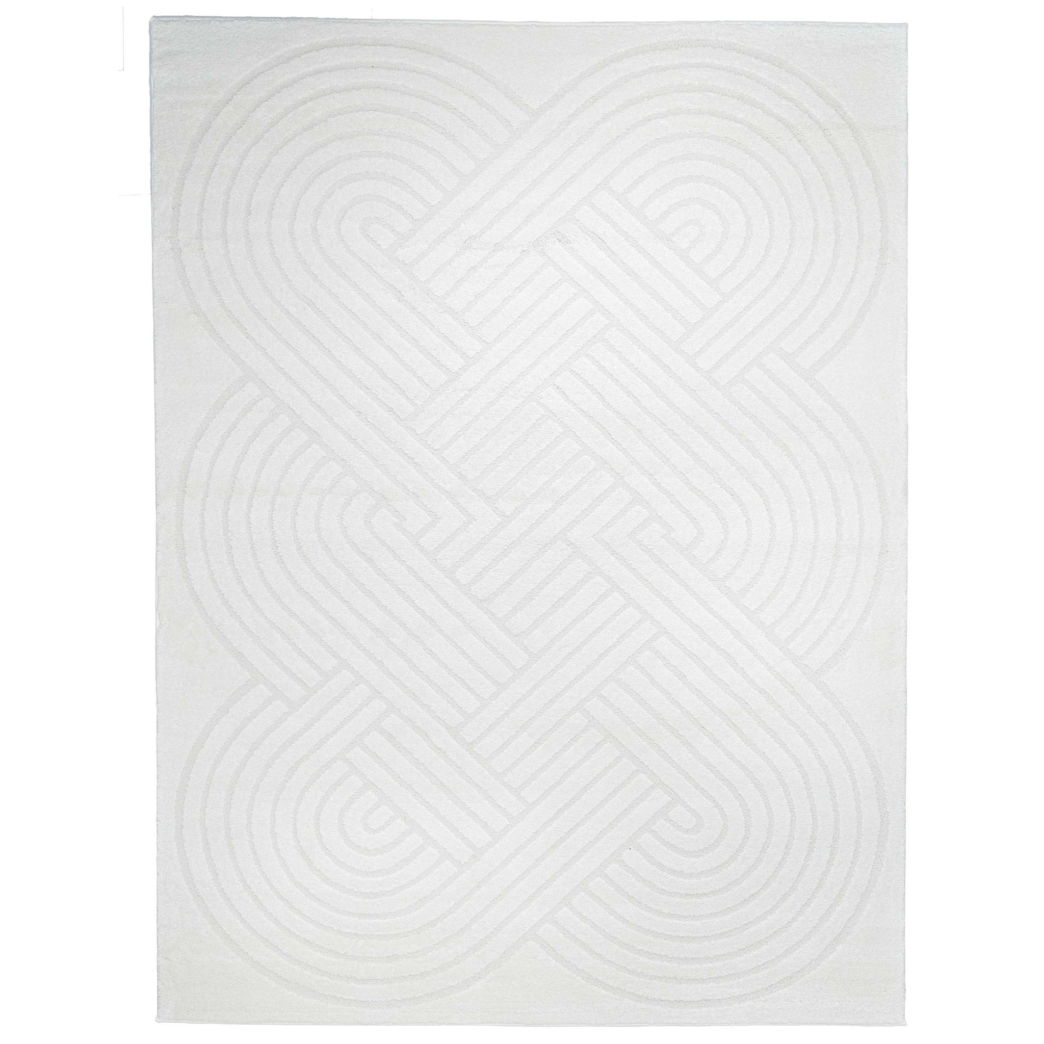 Tapete Decorativo VARSI R3023 - Crema - Poliéster | Polipropileno - Hecho a Máquina - Dorzav