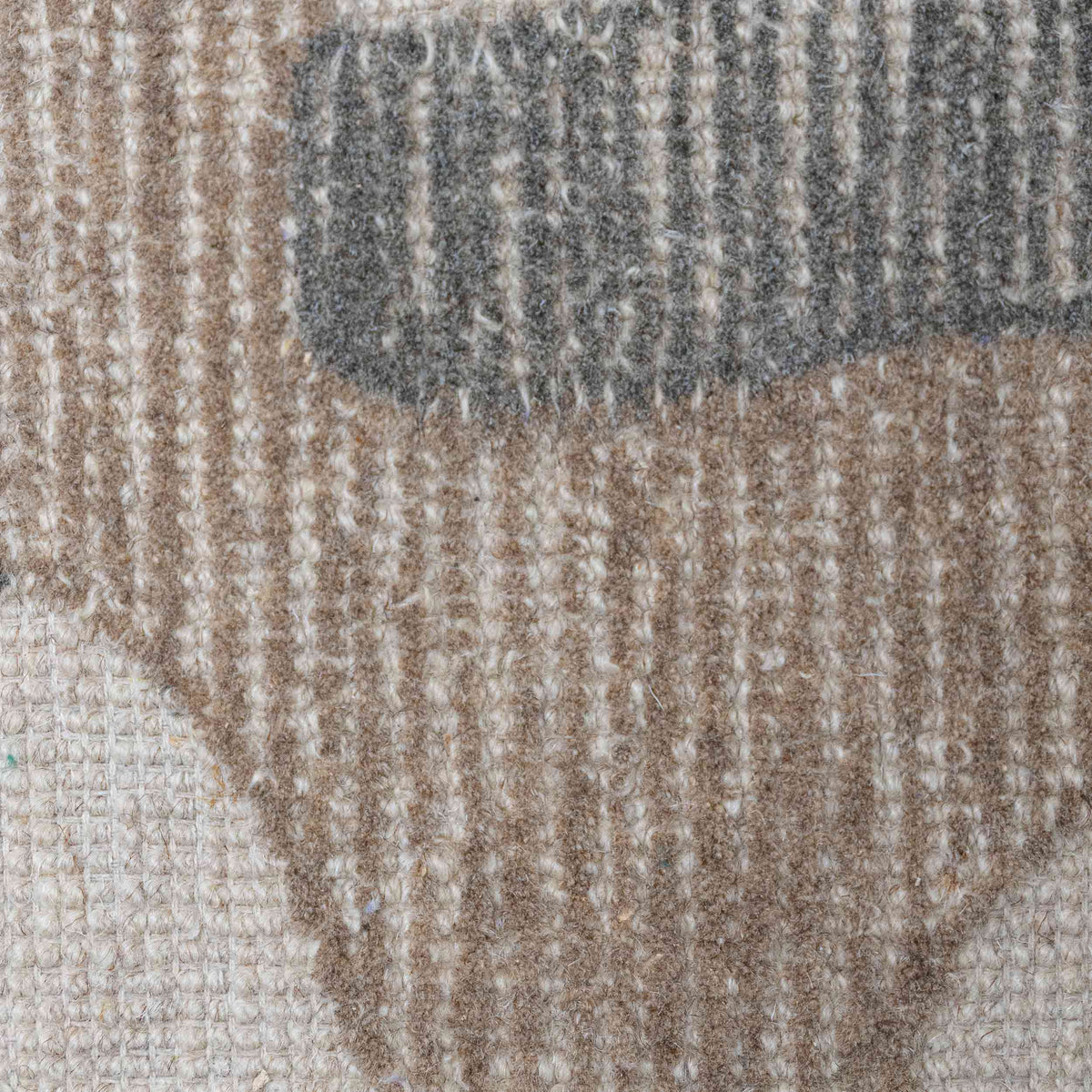 Tapete Decorativo VEDAS A1004 - Beige - Lana | Algodón - Hecho a Mano - Dorzav