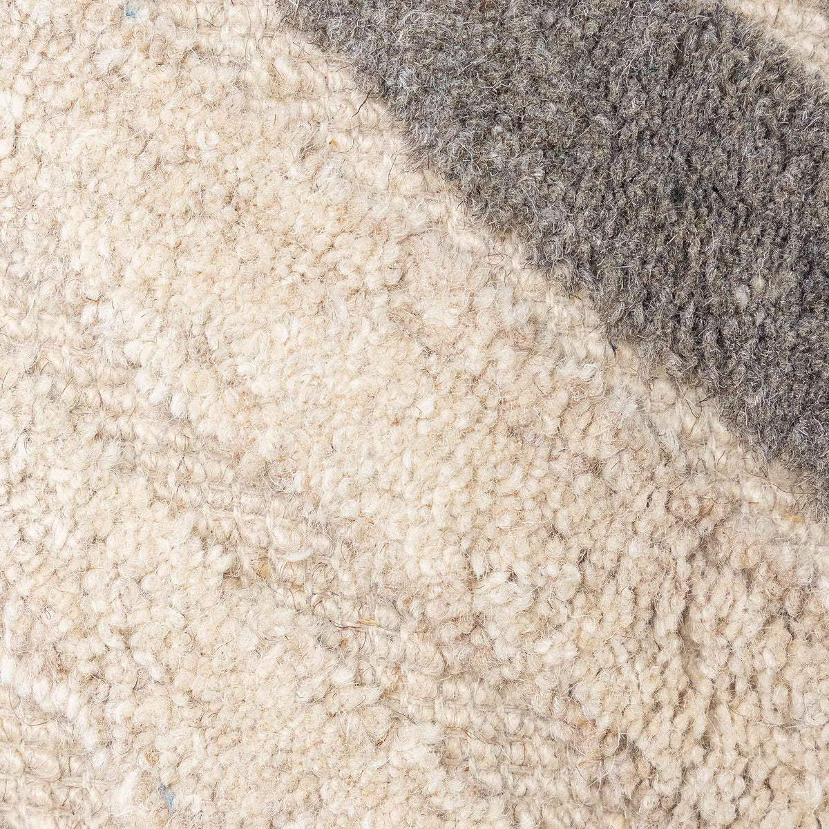 Tapete Decorativo VEDAS A1005 - Beige - Lana | Algodón - Hecho a Mano - Dorzav