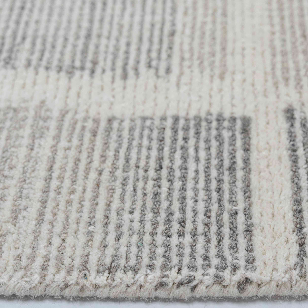 Tapete Decorativo VEDAS A1006 - Beige - Lana | Algodón - Hecho a Mano - Dorzav
