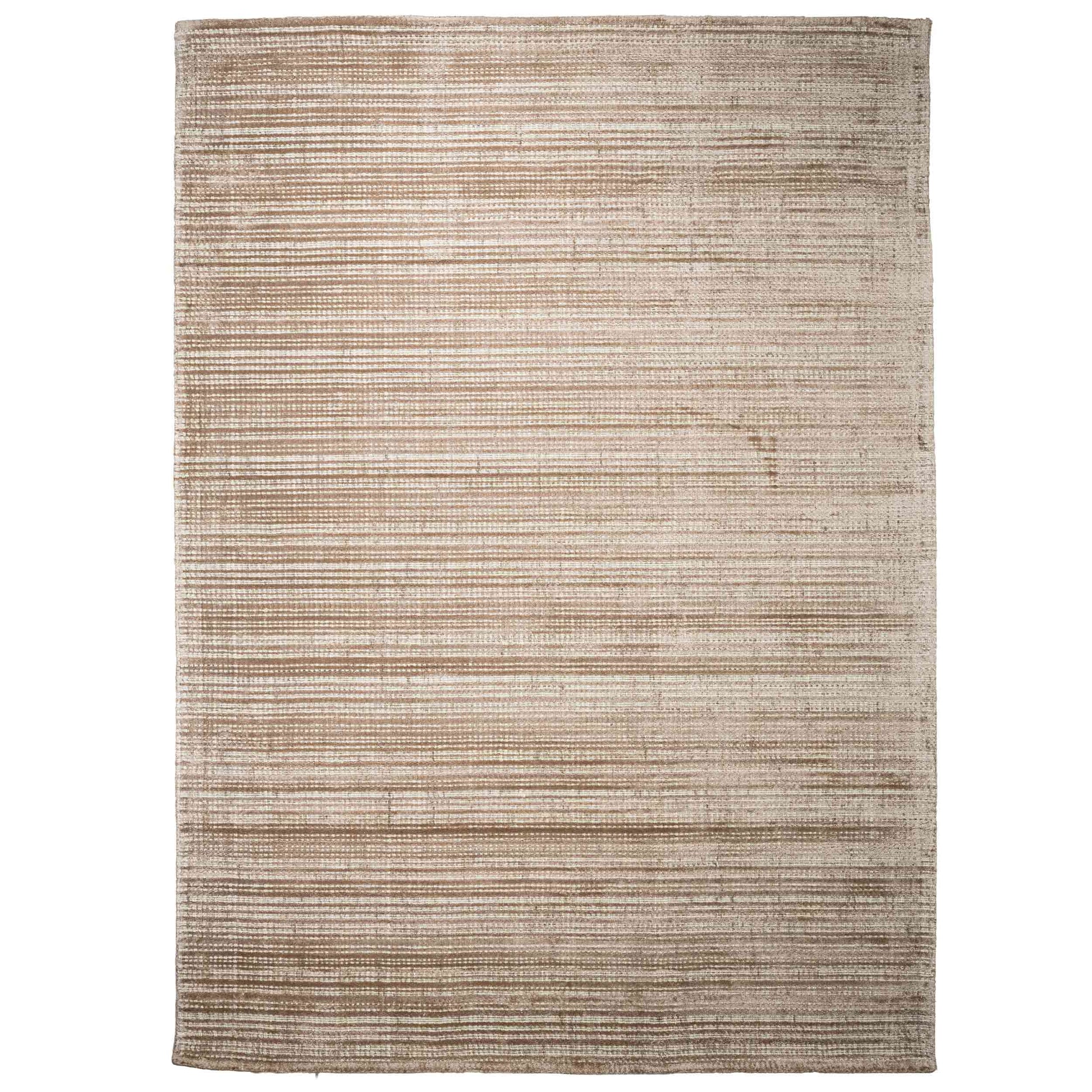 Tapete Decorativo ZULIKA N4021 - Taupe - Viscosa - Hecho a Mano - Dorzav