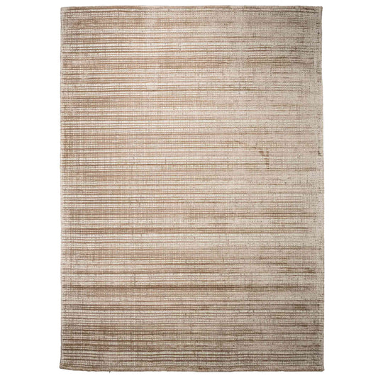 Tapete Decorativo ZULIKA N4021 - Taupe - Viscosa - Hecho a Mano - Dorzav