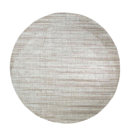 Tapete Decorativo ZULIKA N4021R - Taupe - Viscosa - Hecho a Mano - Dorzav