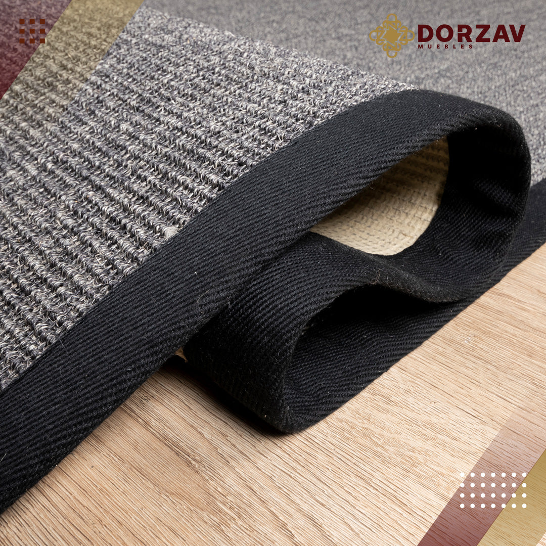 Tapete Decorativo Ajmer N5006 Gris / Negro – Sólido · Interior