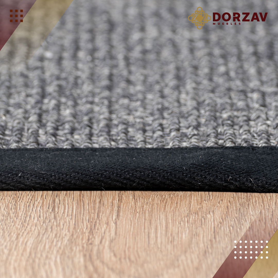 Tapete Decorativo Ajmer N5006 Gris / Negro – Sólido · Interior