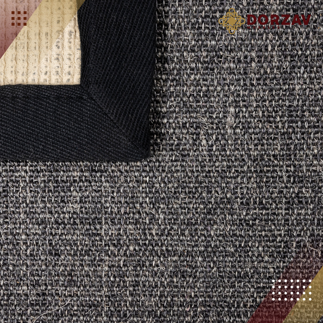 Tapete Decorativo Ajmer N5006 Gris / Negro – Sólido · Interior