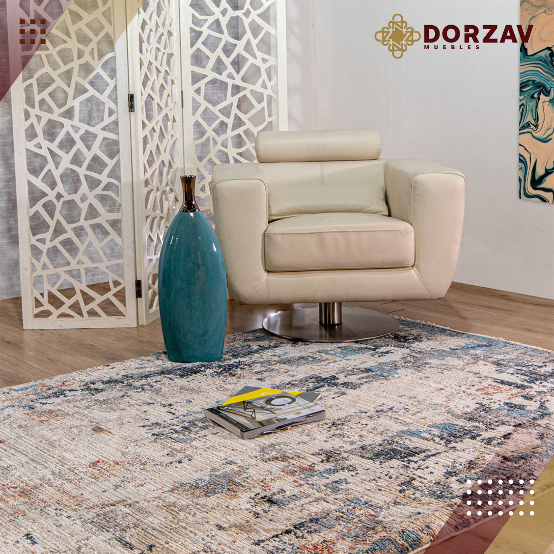 Tapete Decorativo Alaya T2145 Gris / Crema – Abstracto · Interior