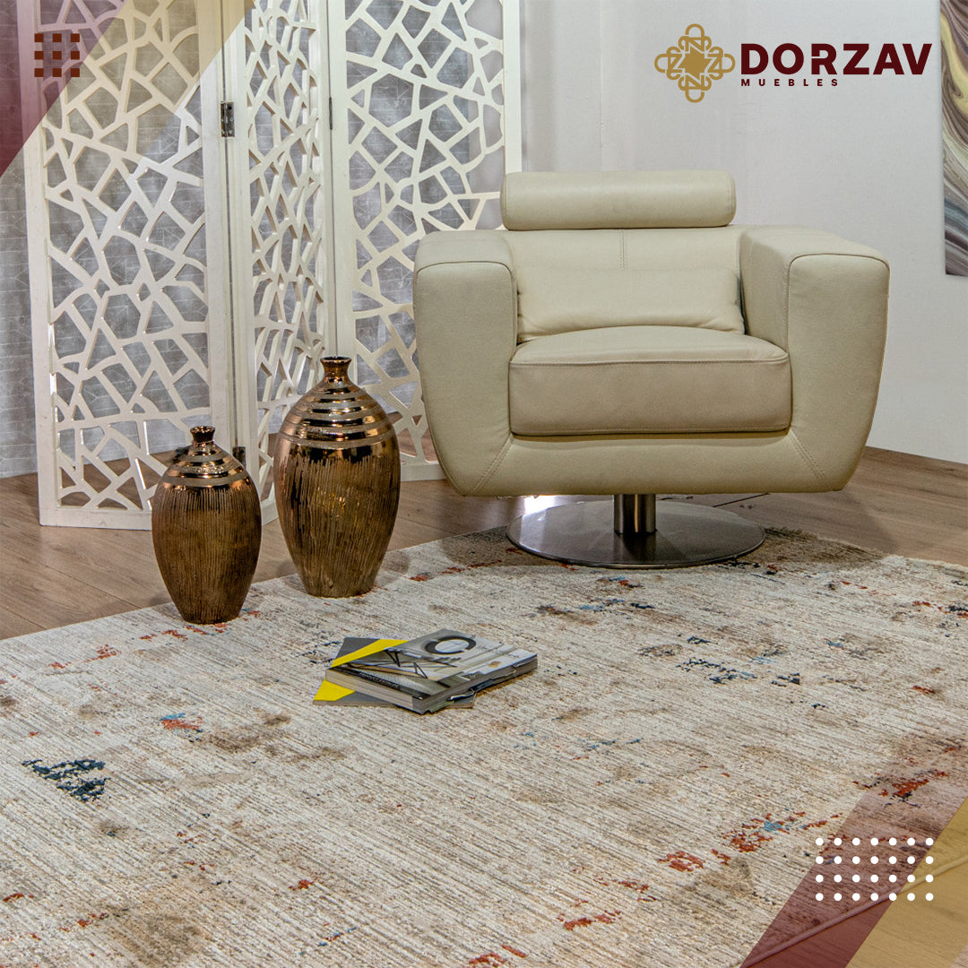 Tapete Decorativo Alaya T2146 Oro / Crema – Abstracto · Interior